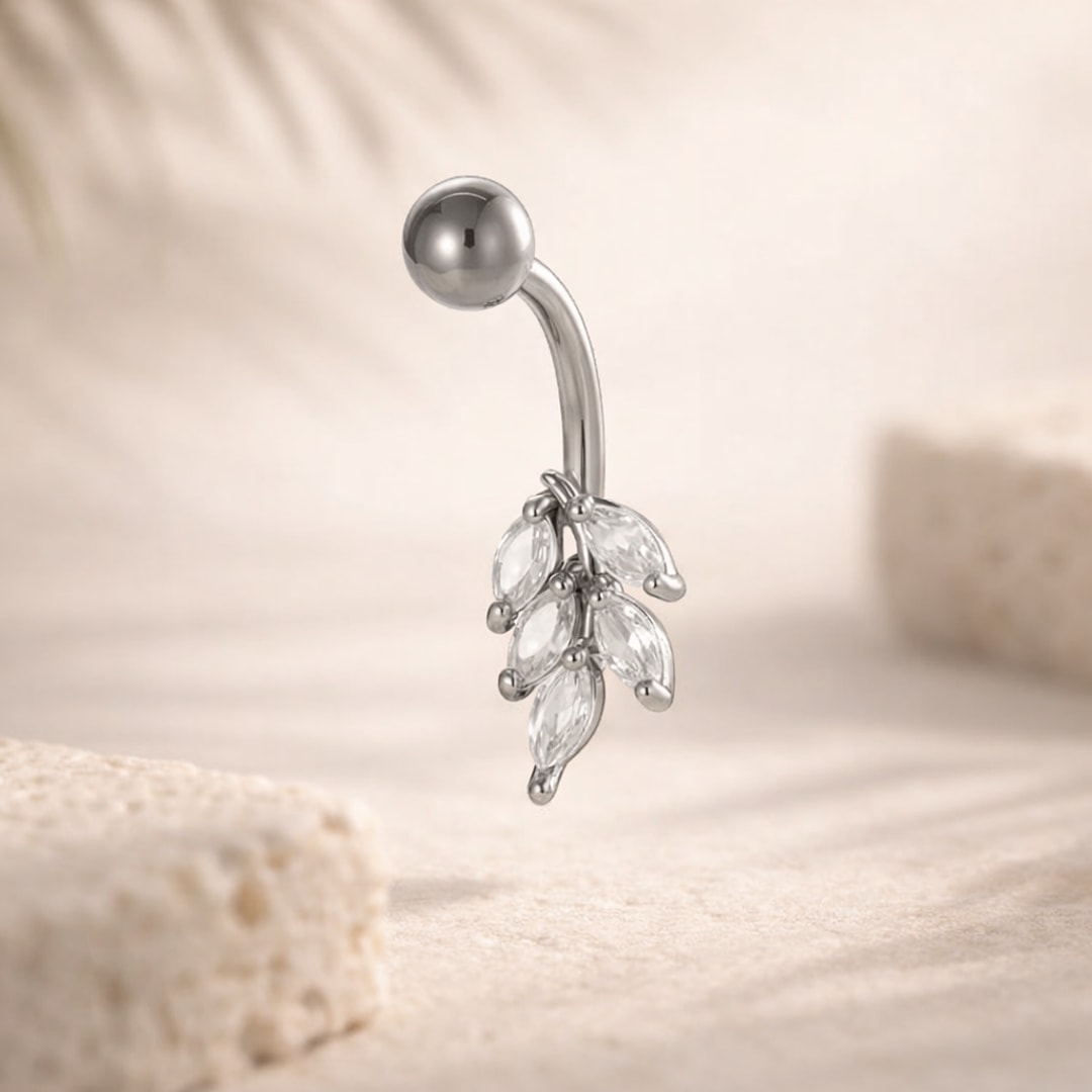 Nombril 316L fileté externe fantaisie — 14G (1,6*10mm)