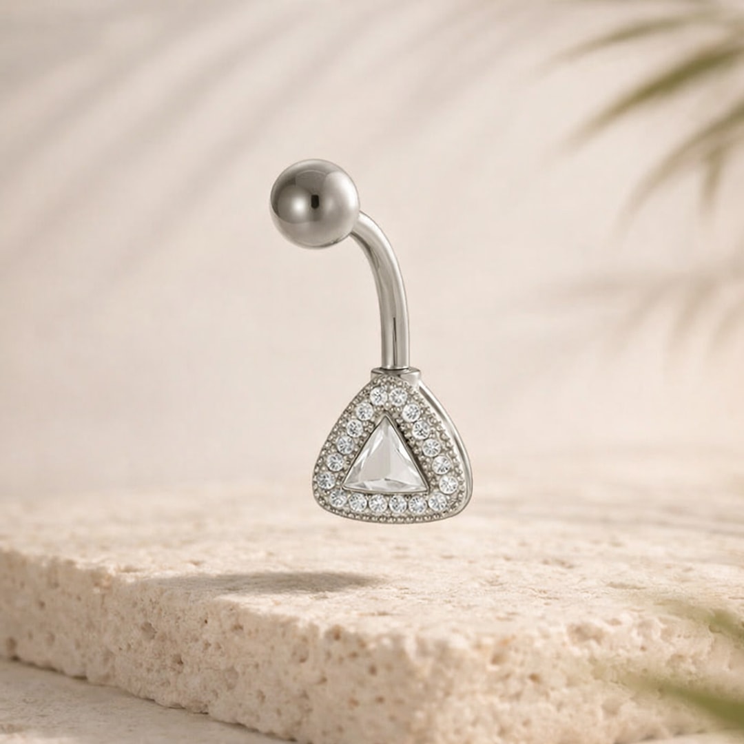 Nombril 316L fileté externe fantaisie — 14G (1,6*10mm)