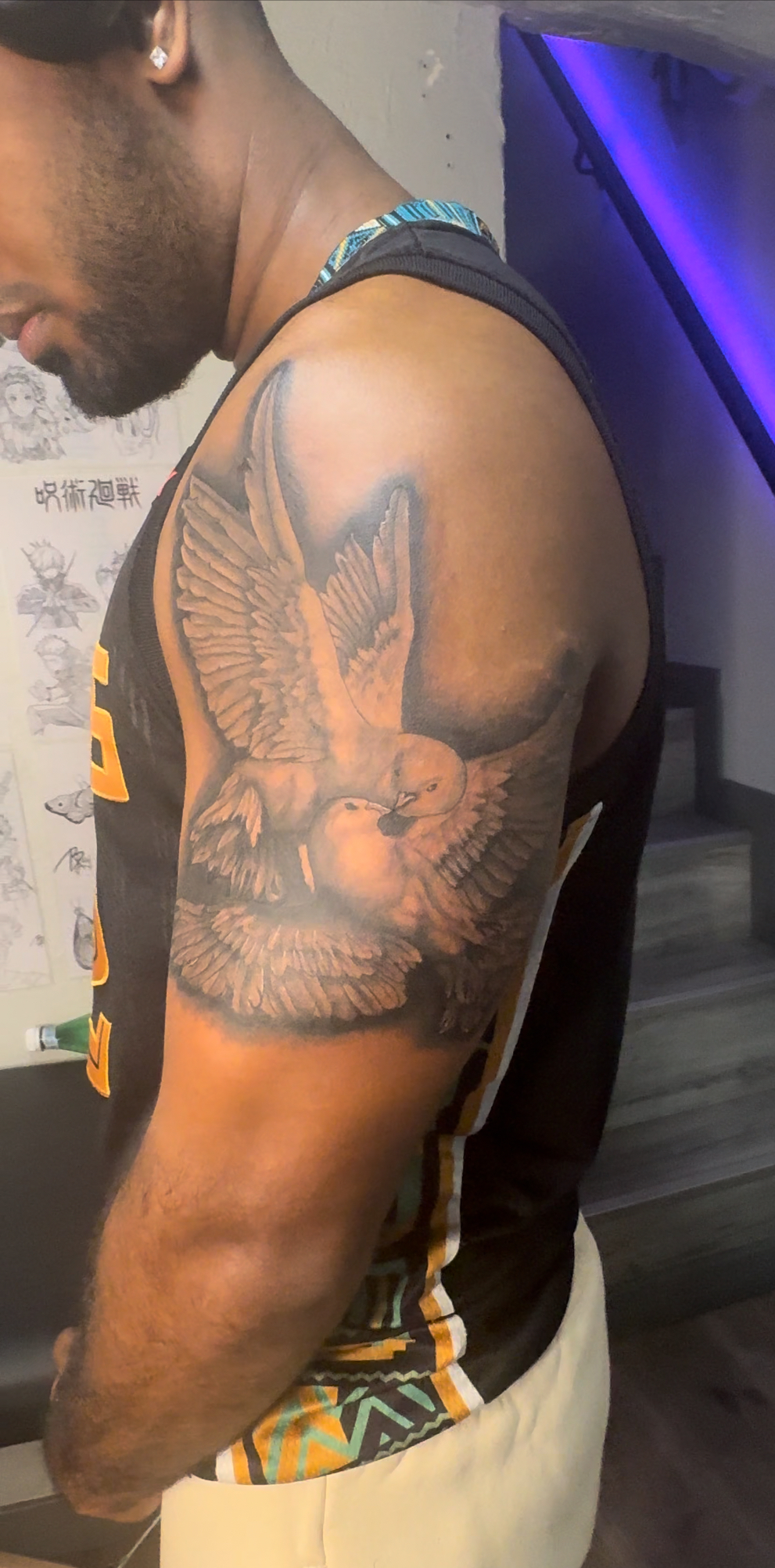 Tatouage réalisé chez Mahavéli Tattoo à Saint-Denis