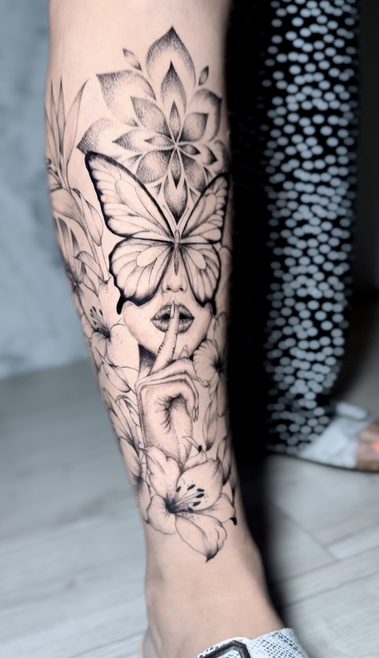 Tatouage réalisé chez Mahavéli Tattoo à Saint-Denis